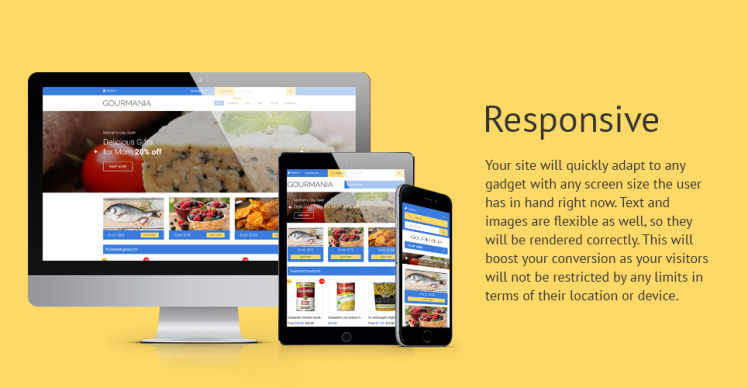 Gourmania Shopify Theme #58945-1