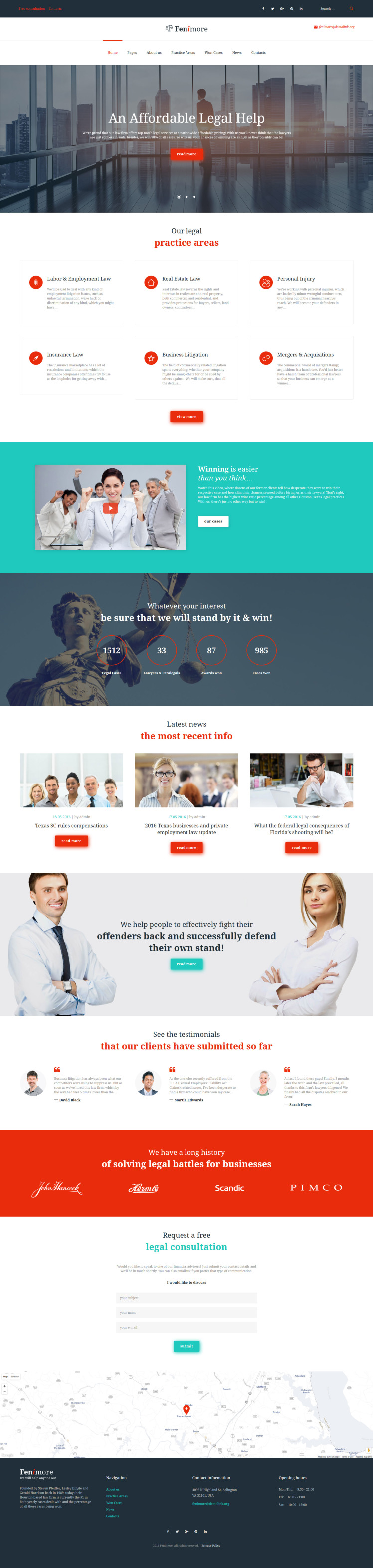 Fenimore Law Firm WordPress Themes