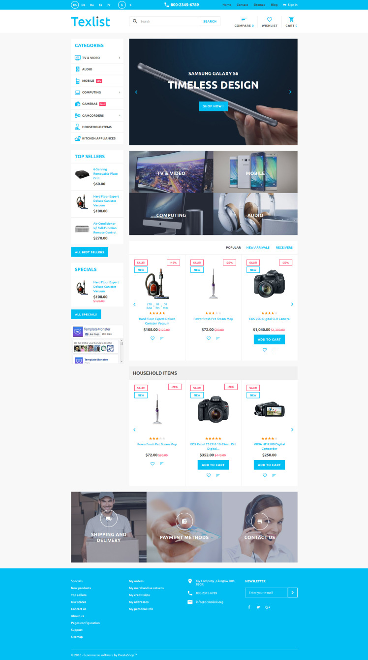 Texlist PrestaShop Themes