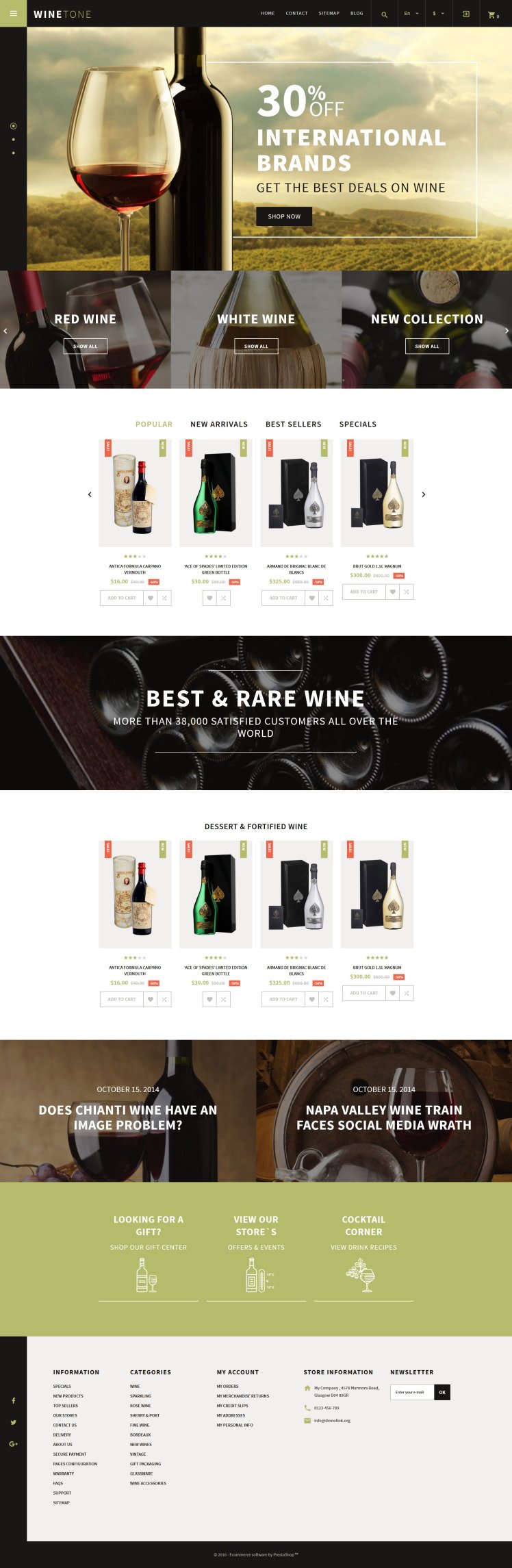 Wine Tone PrestaShop Themes