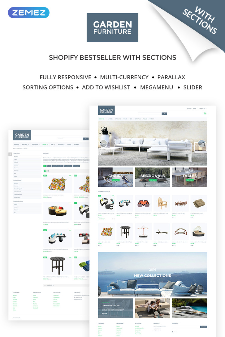 Garden Furniture Furniture Interior Design Online Store Shopify Theme #59042