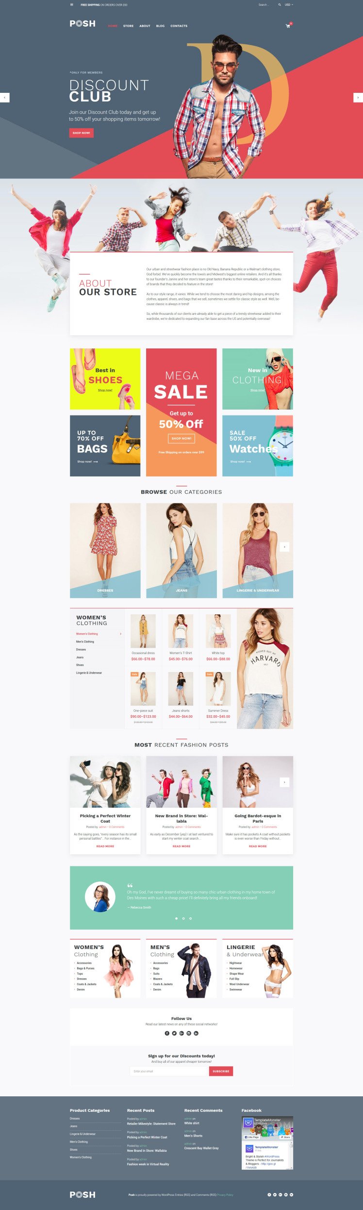 Posh Urban Fashion WooCommerce Themes