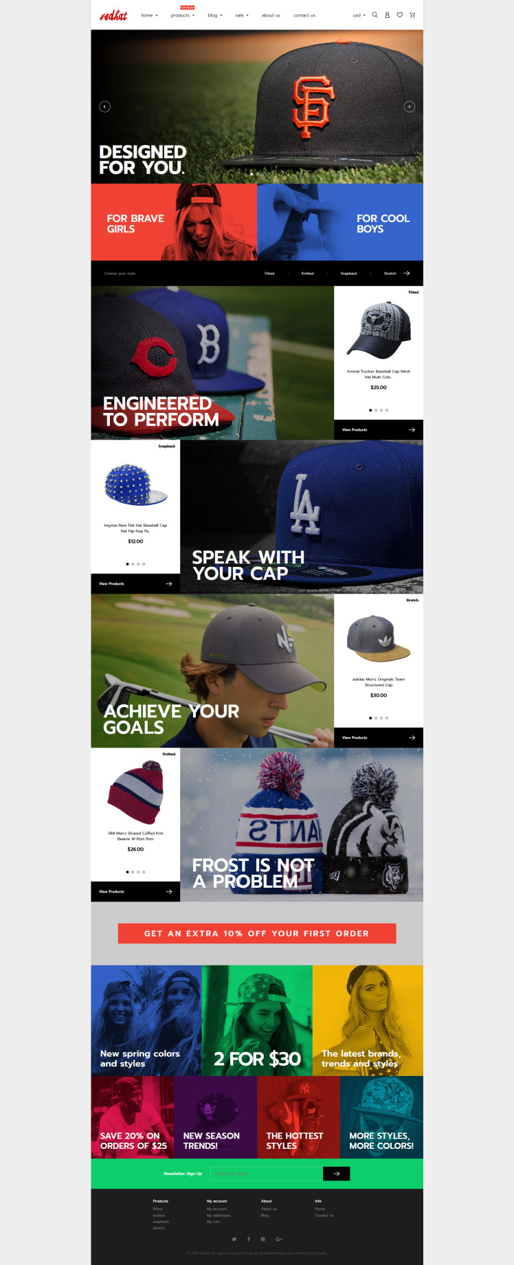 Redhat Shopify Theme #59052