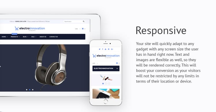 Electro Innovation Shopify Theme #60039-1