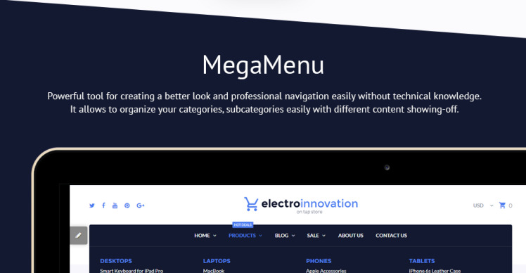 Electro Innovation Shopify Theme #60039-2
