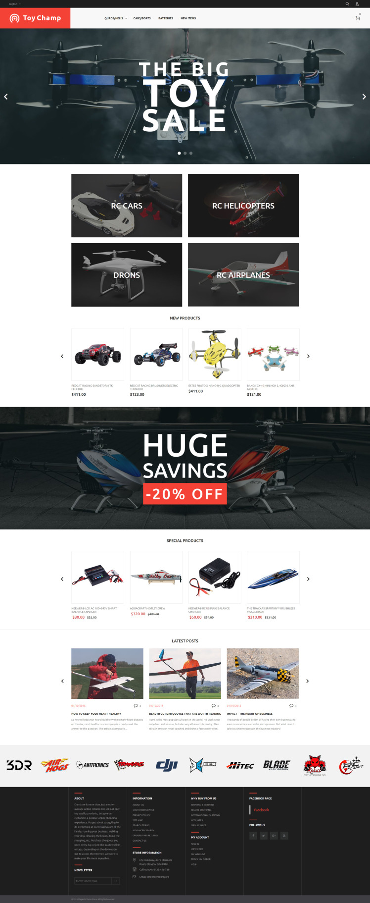 Toy Champ Magento Themes