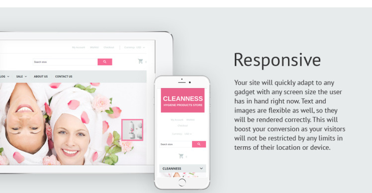 Spa Accessories Responsive Shopify Theme #61207-1
