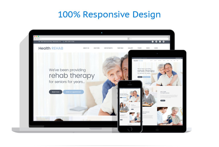 Health Rehab - Rehabilitation Center WordPress Theme #61243