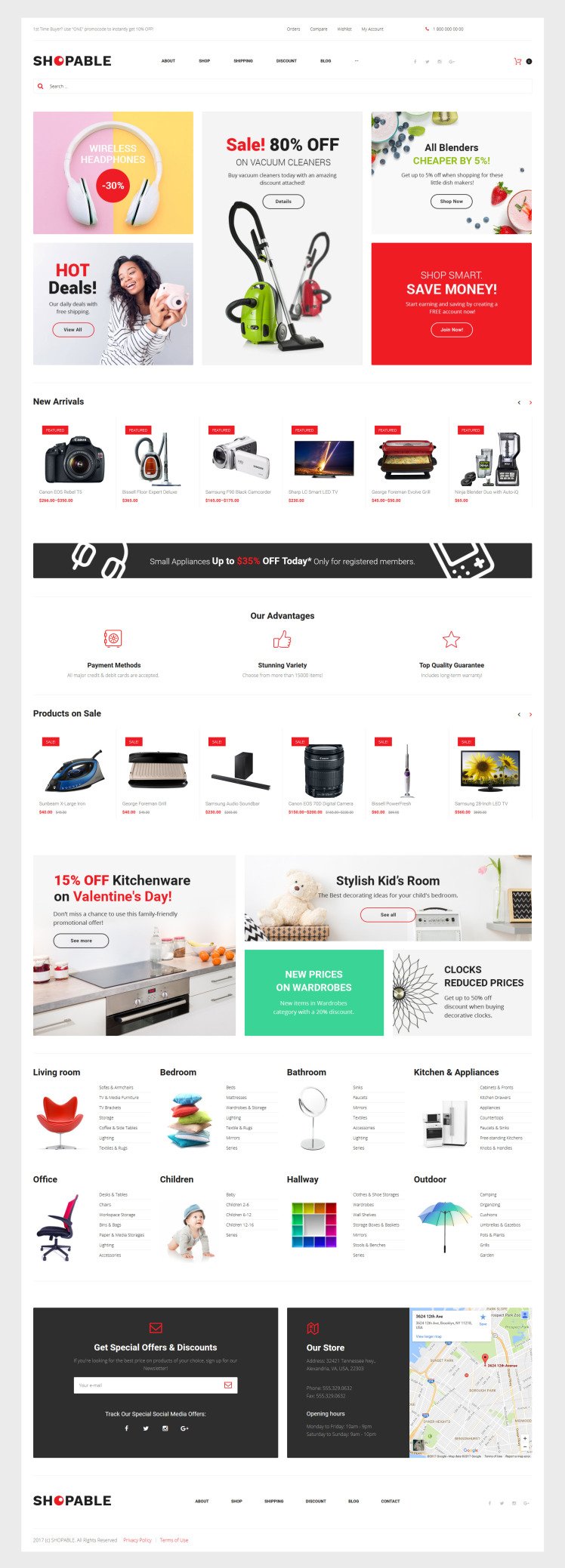 Shopable Multiconcept Store Responsive WooCommerce Themes