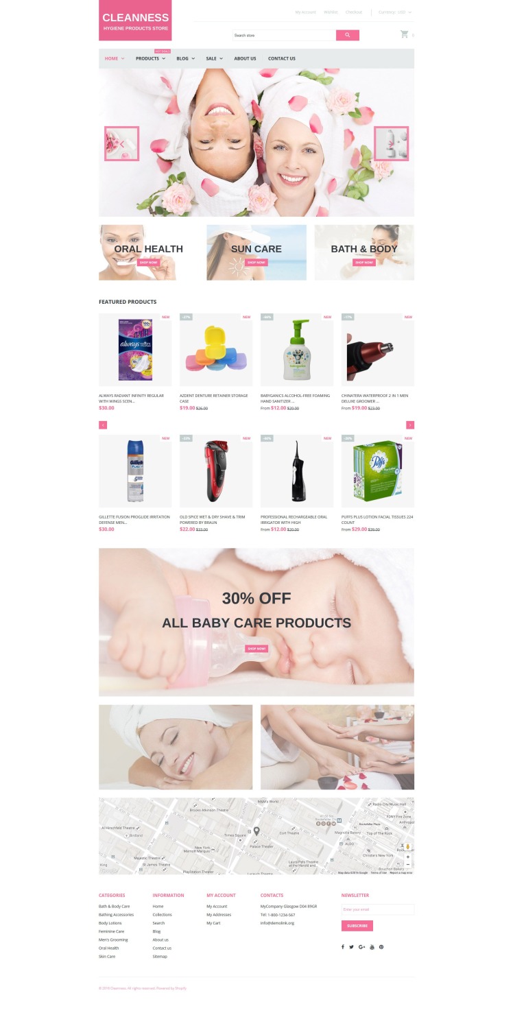 Spa Accessories Responsive Shopify Theme #61207