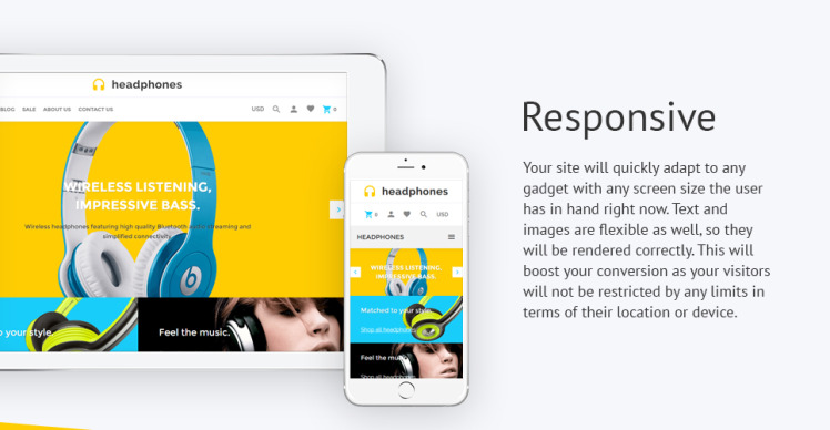 Music Store Responsive Shopify Theme #61308-1