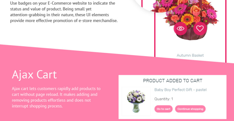 Flower Shop Responsive Shopify Theme #62003-5