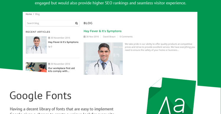 FirstAid Medical Healthcare Shopify Theme #62059-9
