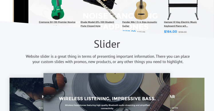 Music Store Audio Music Store Shopify Theme #62062-3