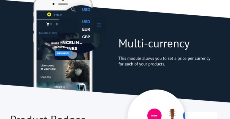 Music Store Audio Music Store Shopify Theme #62062-5