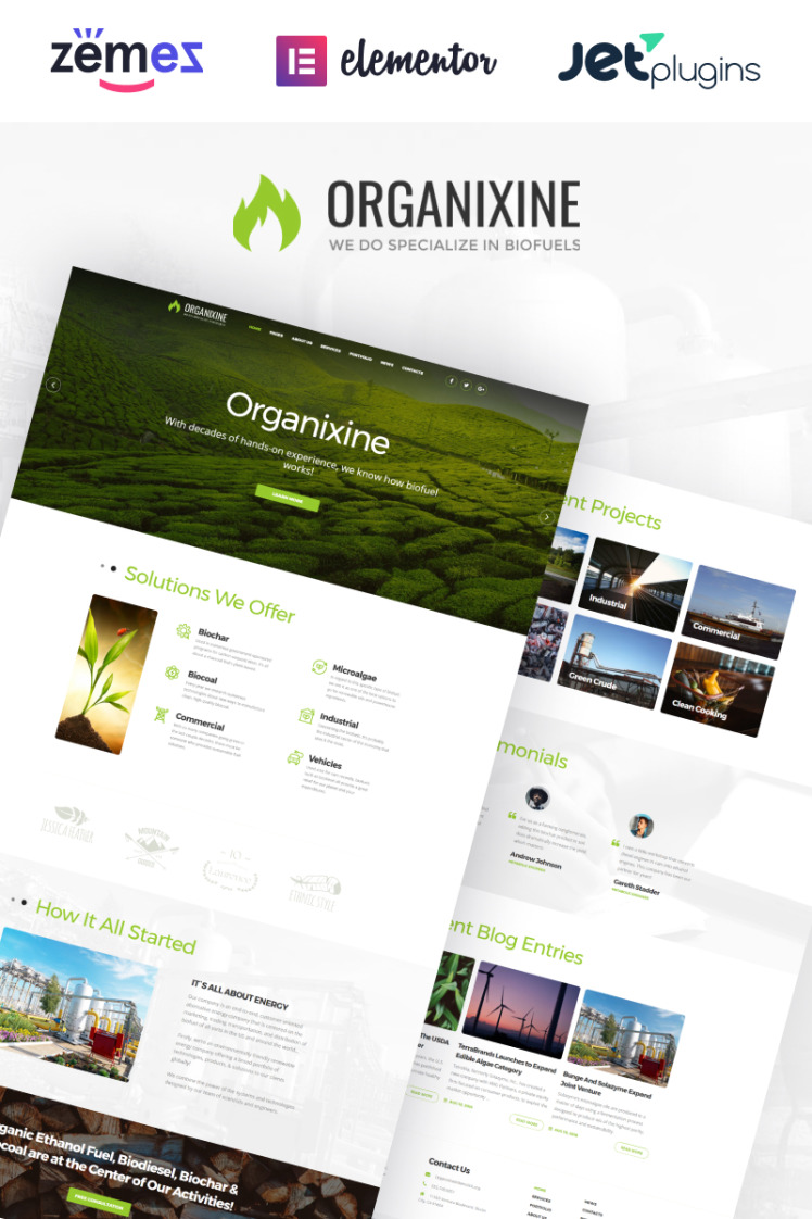 Apollo Solar Energy Company Responsive WordPress Theme