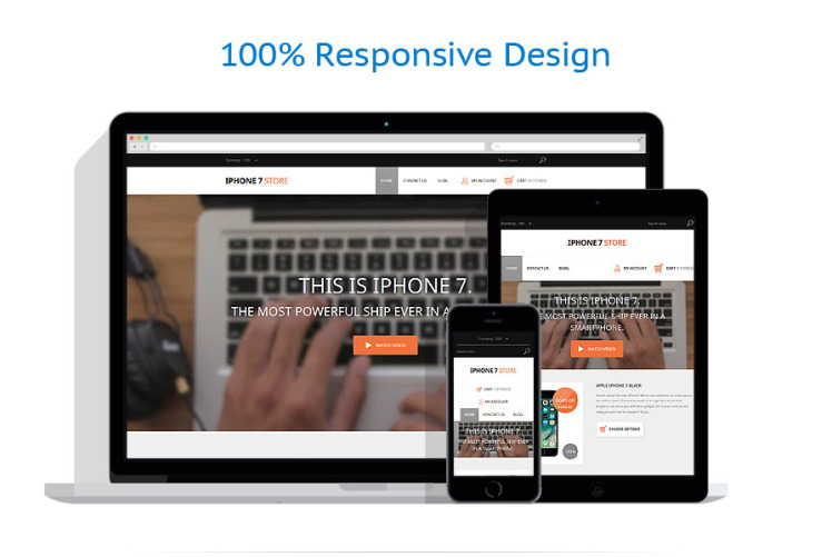 iPhone Mobile Phones Responsive Shopify Theme #62076