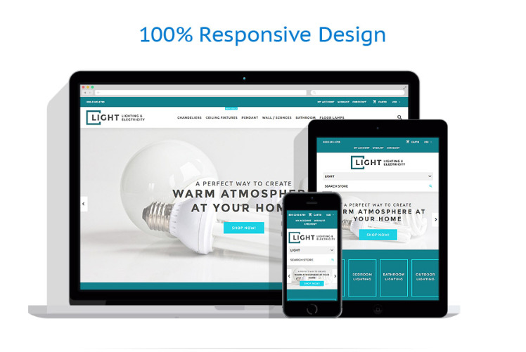 Light Lighting Electricity Shopify Theme #62005