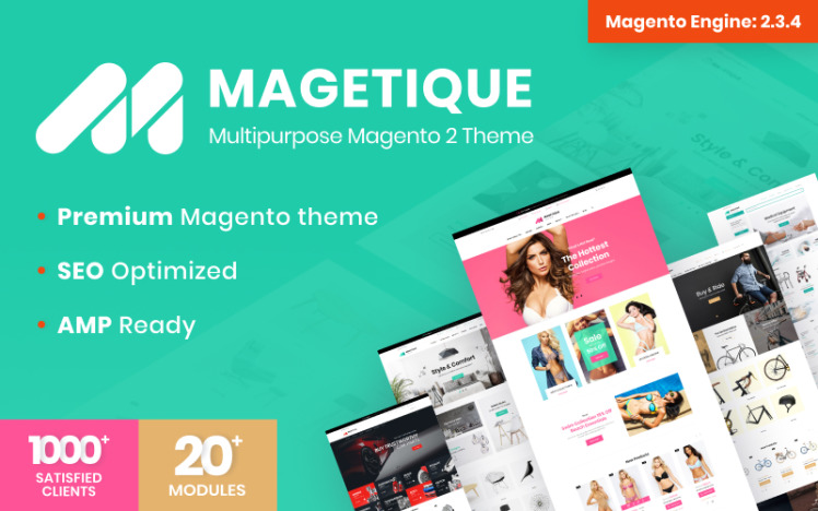 Magetique Multipurpose Magento Themes