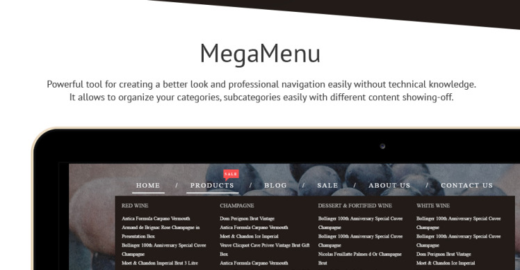 Wine Wine Shop Responsive Shopify Theme #62177-2