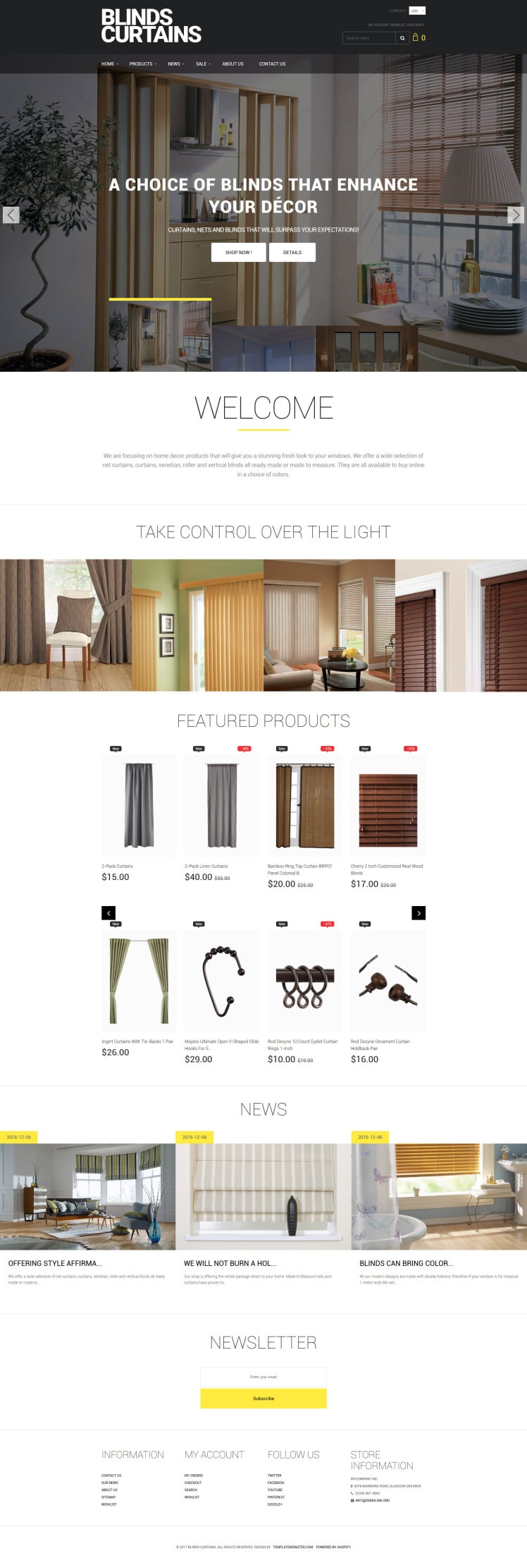 Window Decor Responsive Shopify Theme #62137