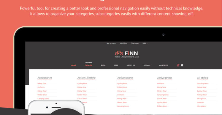 Extreme Sports Store Shopify Theme #62242-3