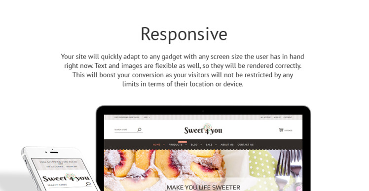 Sweet Shop Responsive Shopify Theme #62297-1