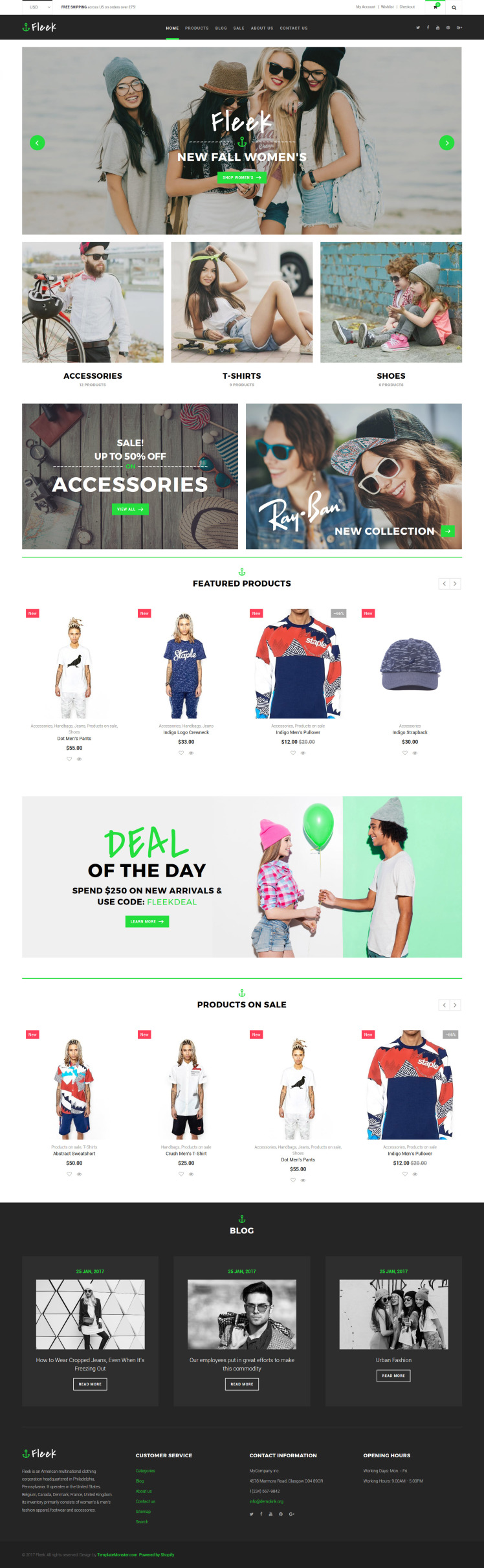 Fleek Fashion Responsive Shopify Theme