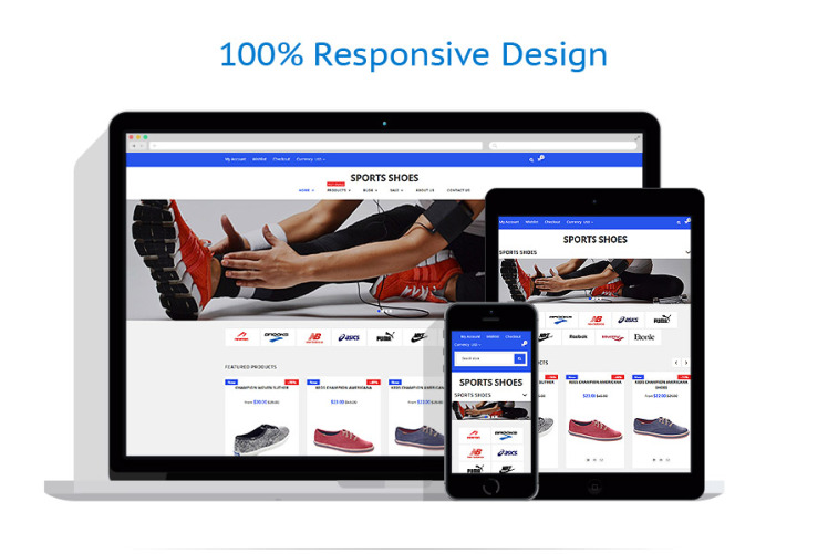 Sport Shoes Responsive Shopify Theme #62230