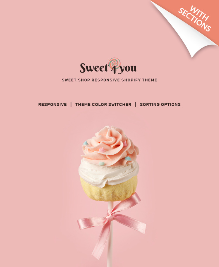 Sweet Shop Responsive Shopify Theme #62297