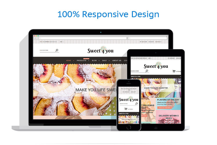 Sweet Shop Responsive Shopify Theme #62297