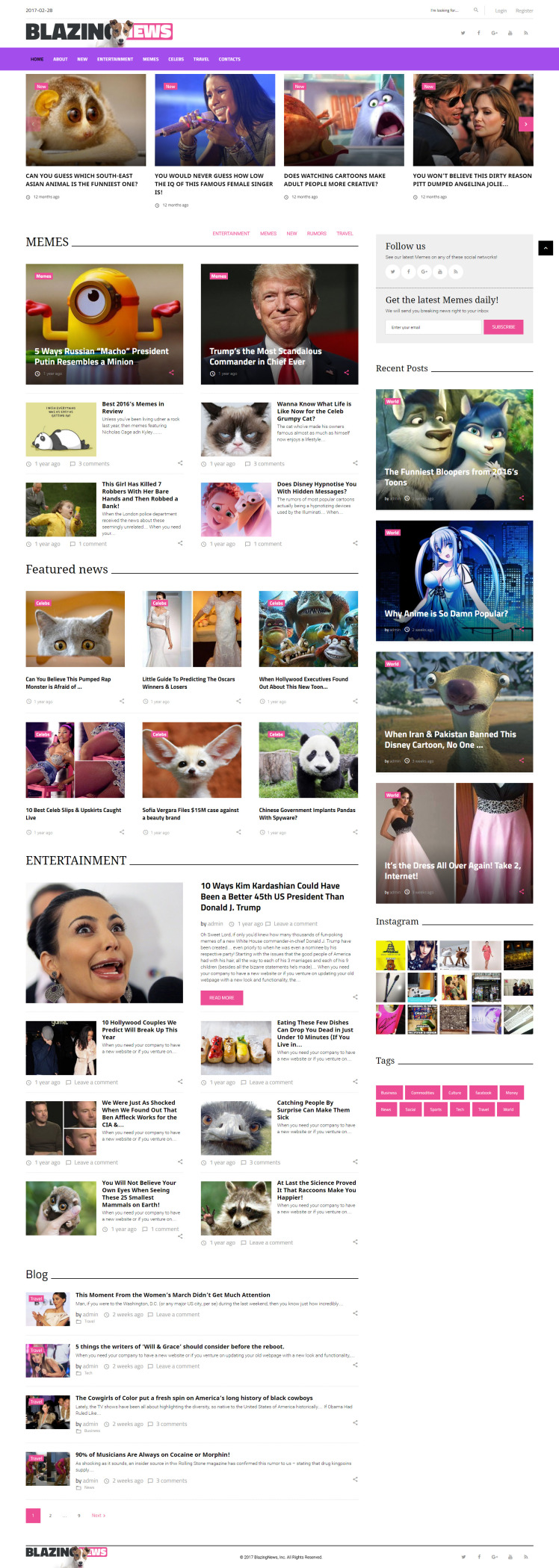 BlazingNews - News Magazine Responsive WordPress Theme #62382