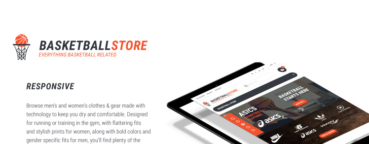Basketball Responsive Shopify Theme #62457-1