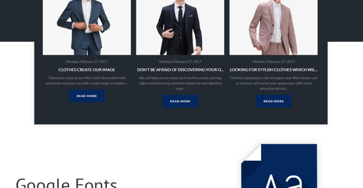Men Men s Fashion Shopify Theme #62486-9