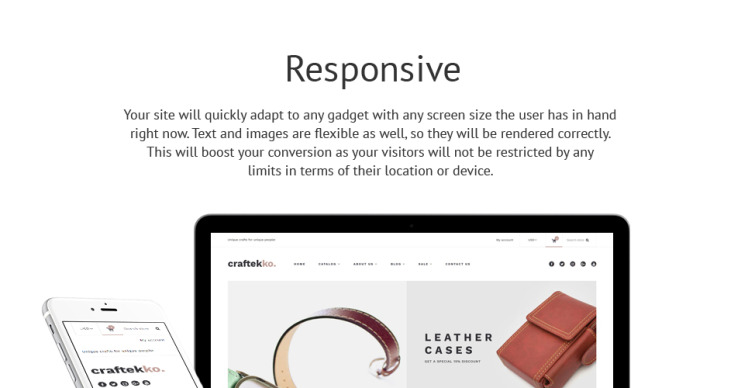 Craftekko Handbag Responsive Shopify Theme #63378-1