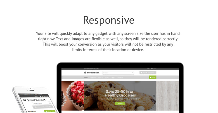 Food Basket Food Store Shopify Theme #63575-1