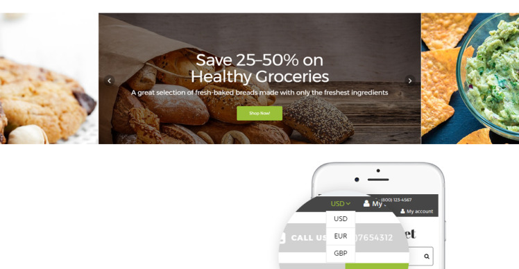 Food Basket Food Store Shopify Theme #63575-4