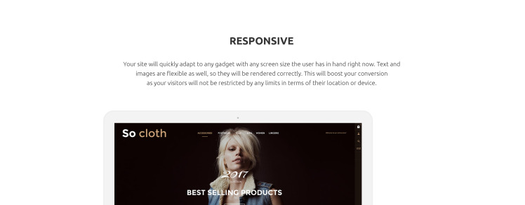 Fashion Store Responsive Shopify Theme #63580-1