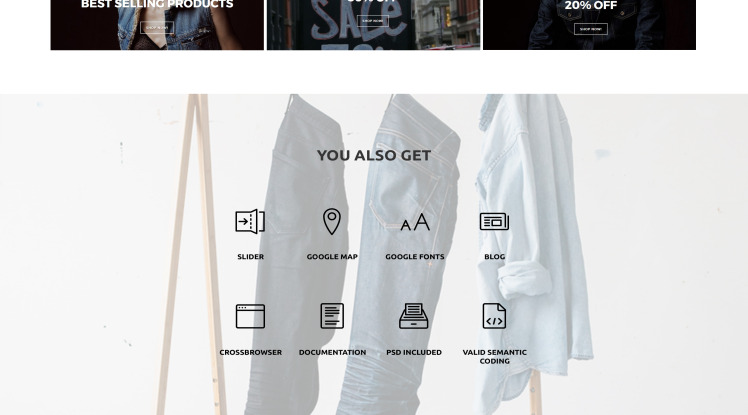 Fashion Store Responsive Shopify Theme #63580-8