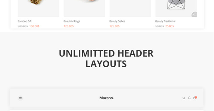 Mazano Responsive Minimalist Fashion Furniture Shopify Theme #63878-9