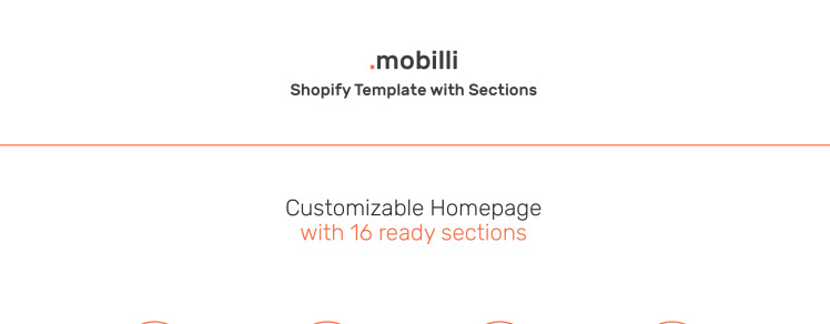 Mobile Store Responsive Shopify Theme #63964-1