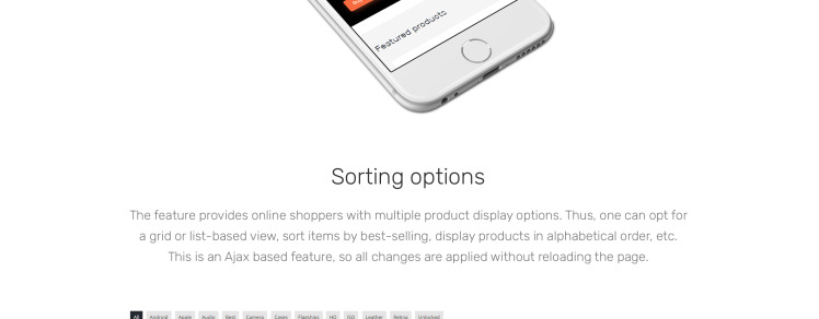 Mobile Store Responsive Shopify Theme #63964-5