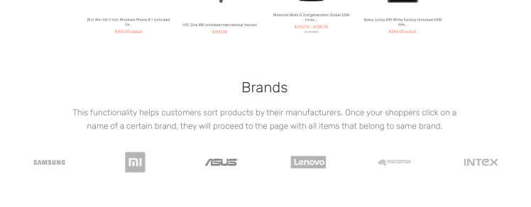 Mobile Store Responsive Shopify Theme #63964-7