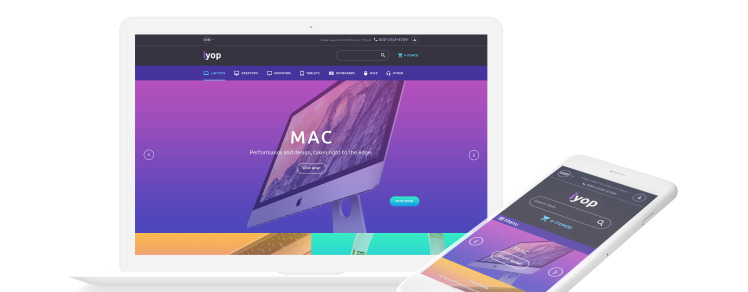 Computer Store Responsive Shopify Theme #63965-2