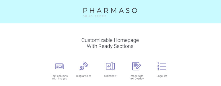 Pharmaso Drug Store Shopify Theme #63974-1
