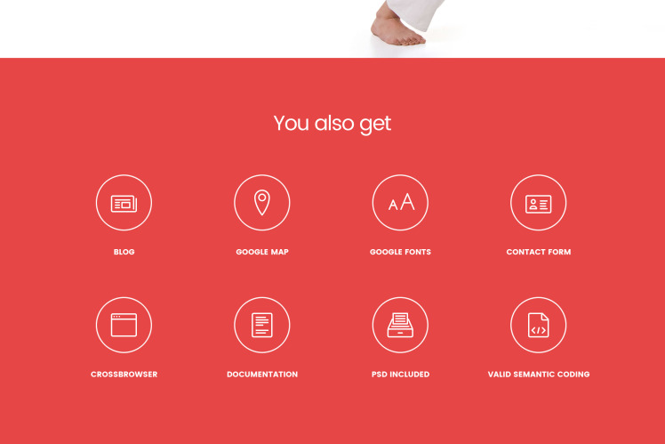 Martial Arts Responsive Shopify Theme #64086-10