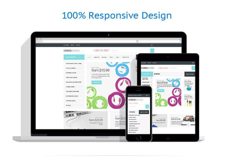Cords Wires Shopify Theme #64058
