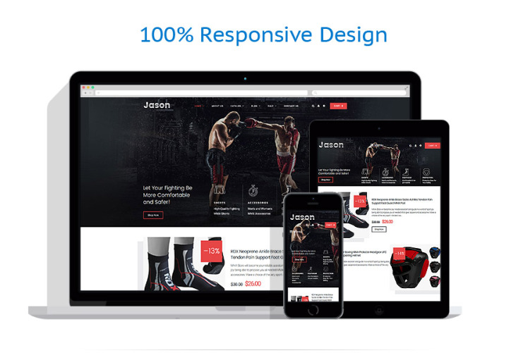 Martial Arts Responsive Shopify Theme #64086