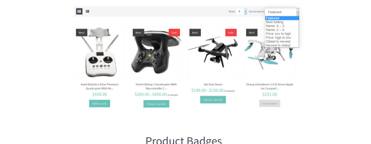 Drone Shop Shopify Theme #64131-5