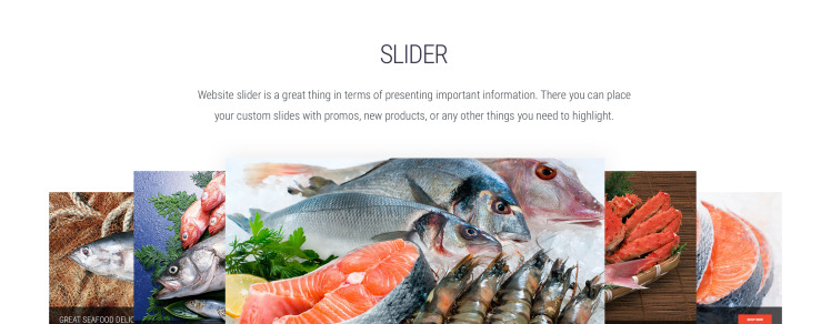 Seafood Restaurant Responsive Shopify Theme #64352-9